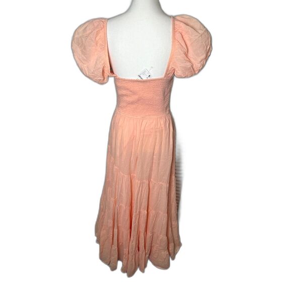 Free People Sundrenched Short-Sleeve Maxi Dress Size Medium NWT! $148 retail - Picture 6 of 8